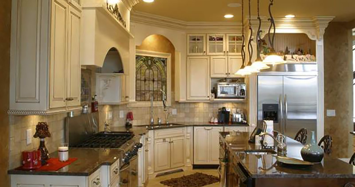kitchen design with countertop