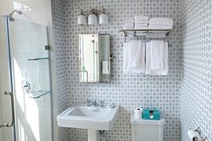 Wall rack over the toilet