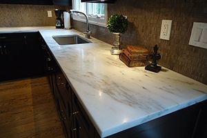 Kitchen marble countertop