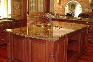 Golden Arctic granite countertop