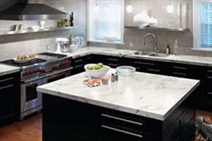 counter with square edge