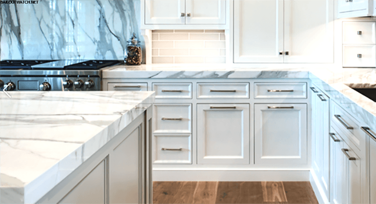 Calacatta marble countertop