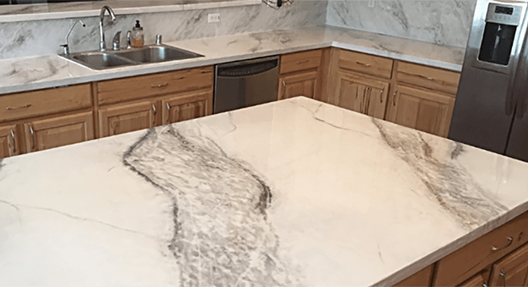cleaning concrete countertop