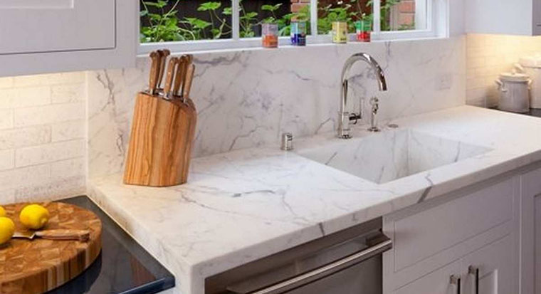 integrated sink in quartz