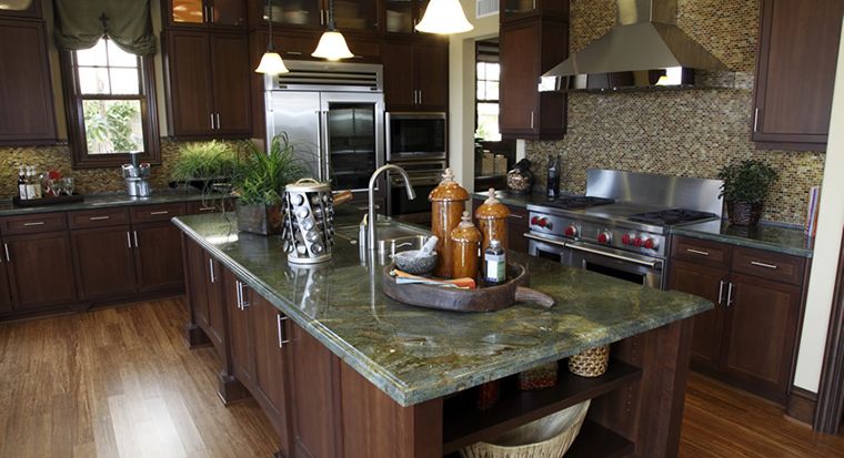 granite counter or floor showing different patterns