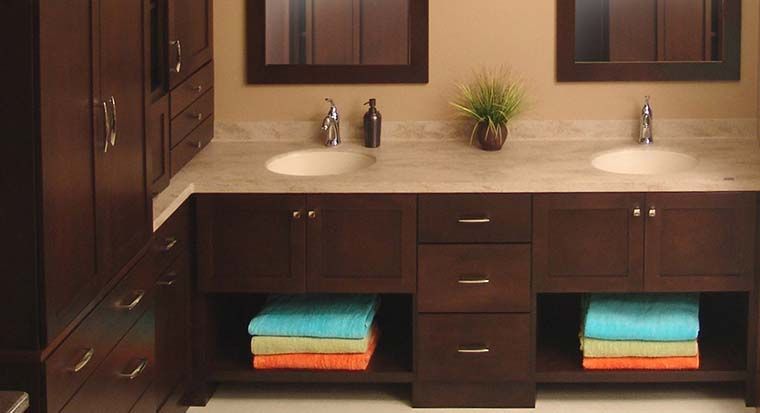 solid surface bathroom countertops