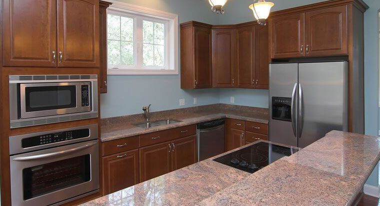 pink granite countertops