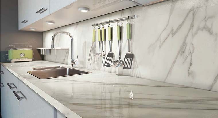 Calacatta marble countertop