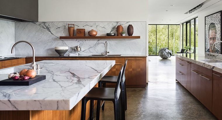 cleaning marble countertops