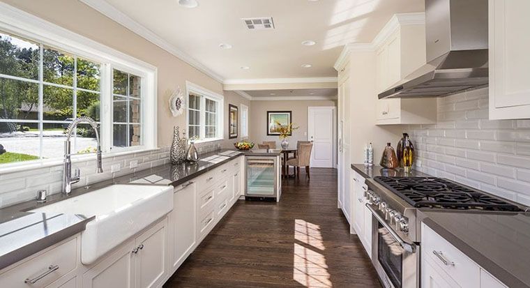 galley kitchen