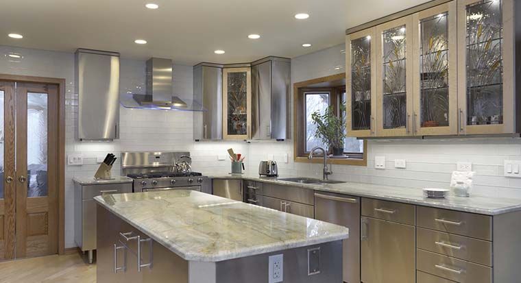 stainless steel cabinets