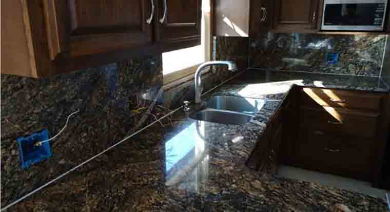 Gold Cosmos granite