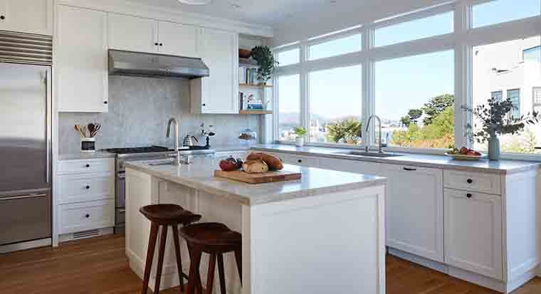 Soft gray granite