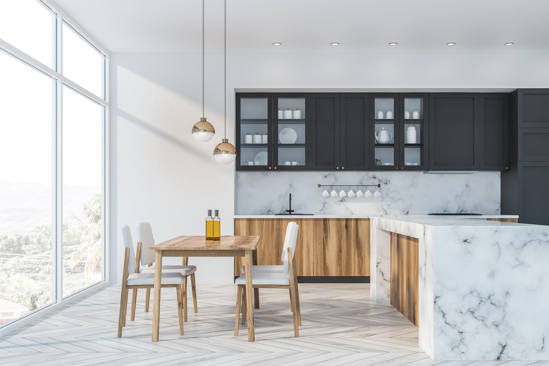 kitchen marble countertops